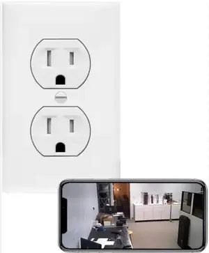 Outlet Cover with Hidden Camera